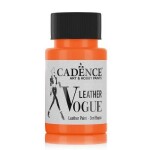 Barva na kůži Cadence Leather Vogue, 50 ml - orange, oranžová