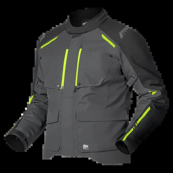 Moto bunda Richa Taurus černo/fluo žlutá - L