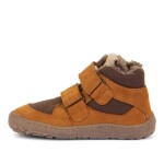 Dětské zimní barefoot boty TEX WOOL Cognac, Froddo, G3110254-14W, hnědá - 25