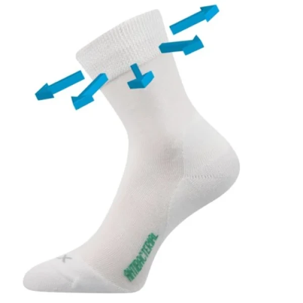 VOXX Ponožky medicine ZEUS s jemným lemem BÍLÉ 35-38 103895