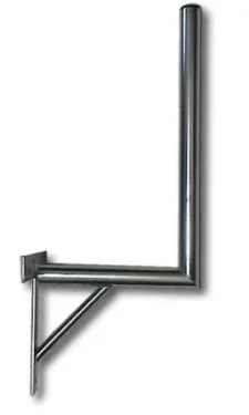 OEM Anténní držák 35/60 cm T / Držák antény / od zdi 35 cm / výška 60 cm / trubka 42 mm / galvanický zinek (K3560T42V)