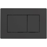 CERANO - Kompletní WC set Profi/Cronus Standard - bílá lesklá - WC tlačítko Classic/Černá matná - pro zazdění - 59,3x38,4 CER-035142