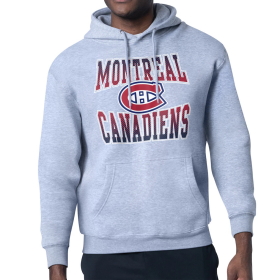 Pánská mikina Montreal Canadiens NHL Starter Comic Style Team Graphic Hoodie - Gray Velikost: M