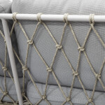 Zahradní sestava, kov, béžová, AZS-L1913 CRM