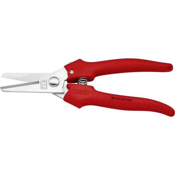 Knipex 95 05 190 kombinované nůžky 190 mm červená