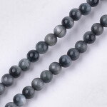 Přírodní sokolí oko - třída A - ∅ 4 mm - 1 ks