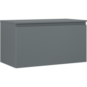 MEXEN/S - Orio koupelnová skříňka pod umyvadlo 90 cm s deskou, 1 šuplík, grafit mat 91A10-09047-1-BFC66