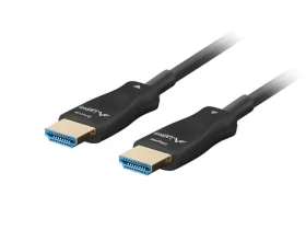 Lanberg HDMI 2.1 AOC 80m / Kabel / 8K 30Hz / černý (CA-HDMI-30FB-0800-BK)
