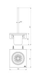 IDEAL STANDARD - ALU+ WC štětka nástěnná s držákem, matné sklo/hedvábná černá BD593XG