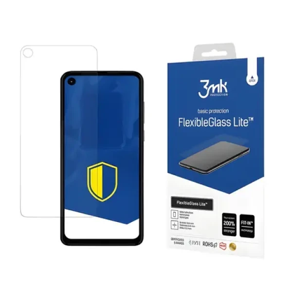 3MK FlexibleGlass Lite pro Motorola One Action / Hybridní sklo / tloušťka 0,16 mm / tvrdost 6H