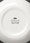 KÄHLER Váza Omaggio Black 21 cm, černá barva, keramika