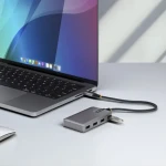 StarTech USB-C Hub 4 porty šedá / USB rozbočovač / 4× USB-A / 1× USB 2.0 / 5 Gbps (5G4AC-USB-C-HUB)