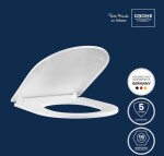GROHE - Euro Ceramic WC sedátko, SoftClose, alpská bílá 102500SH00