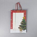 Cake star Vánoční taška červená 35x24x14cm