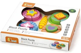 VIGA Dřevěné puzzle Motýlek