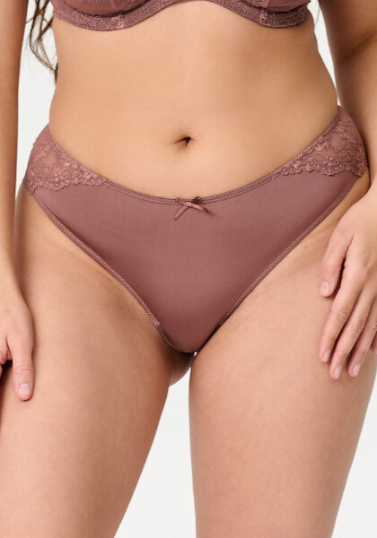 Dámské kalhotky LingaDore 1400B-3 Hnědá XL