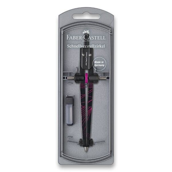 Faber-Castell Quick Set Compass Twister růžové