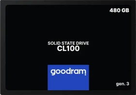 GOODRAM CL100 Gen. 3 480GB / 2.5 / SATA III / 3D-NAND TLC / R: 540MBs / W: 460MBs (SSDPR-CL100-480-G3)
