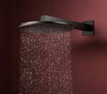 HANSGROHE - Raindance Alive S Hlavová sprcha, průměr 30 cm, 2 proudy, EcoSmart, kartáčovaný černý chrom 24541340