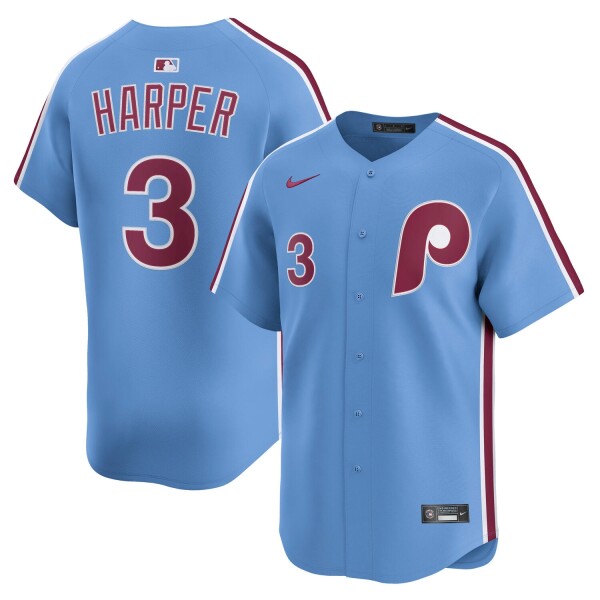 Nike Pánský dres Philadelphia Phillies MLB Bryce Harper #3 Limited - Modrá Velikost: M