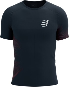 Běžecké tričko Compressport Performance SS Tshirt SALUTE/HIGH RISK RED Velikost textilu: