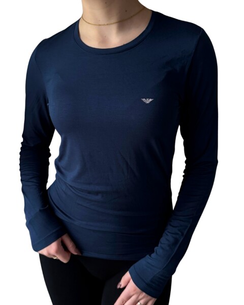 Dámské triko Emporio Armani EW001911 AF10889 modrá