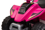 Mamido Dětská elektrická čtyřkolka pro nejmenší Speed Junior 6V 7Ah růžová