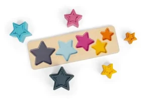 Bigjigs Toys Vkládací puzzle Hvězdy