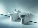 Laufen - Pro Stojící bidet, 530x360 mm, zadní přívod, s 1 otvorem pro baterii, s LCC, bílá H8329514003041