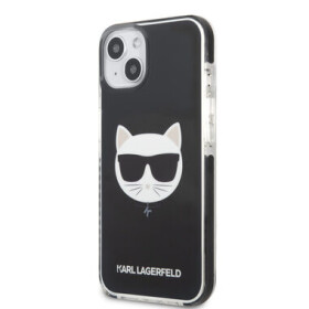 Pouzdro Karl Lagerfeld TPE Choupette Head iPhone 13 mini černé