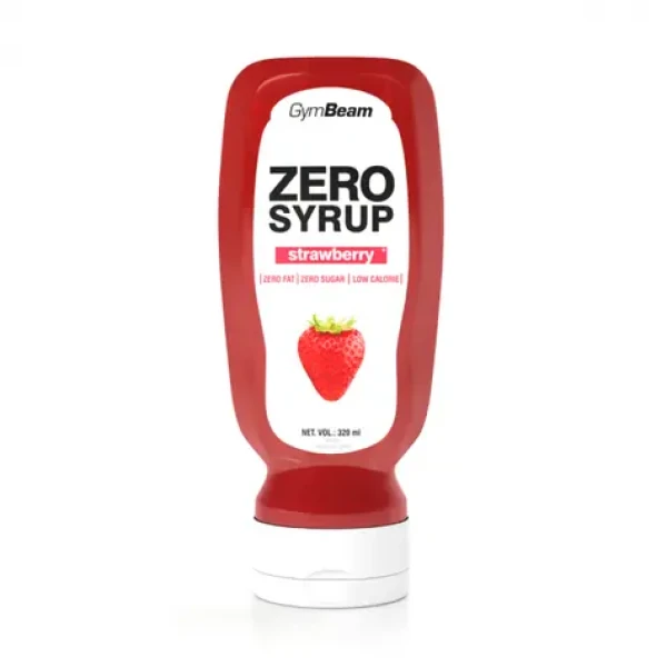 ZERO SIRUP jahoda - GymBeam (320 ml) (8232-1-strawberry)