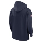 Nike Pánská mikina New England Patriots NFL 2024 On-Field Sideline Jersey Hoodie Velikost: S