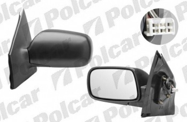 Zpětné zrcátko TOYOTA YARIS 99-02 elektrické vyhřívané