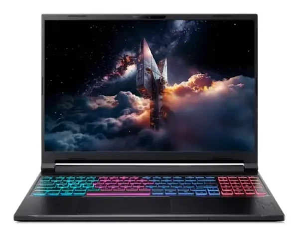 Acer Nitro V 16S černá / Herní notebook / 16" WQXGA / Intel Core 7 240H / 32GB DDR5 / 1TB SSD / RTX 5060 8GB / W11H (NH.QXCEC.001)