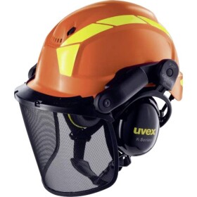 Uvex 9772 9774237 lesnická ochranná helma oranžová