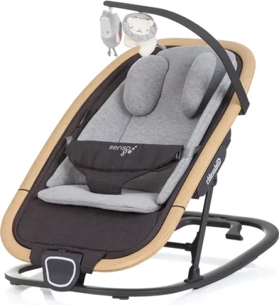 CHIPOLINO Kojenecké lehátko Senso Cloud+Wood (SHESO0251CL)