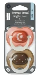 TOMMEE TIPPEE Dudlík Night chlapecký 18-36 m / silikonový / svítí ve tmě / 2 ks