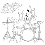 Presco Group Plánovací kalendář Mickey Mouse s omalovánkami, nedatovaný, 30 x 30 cm