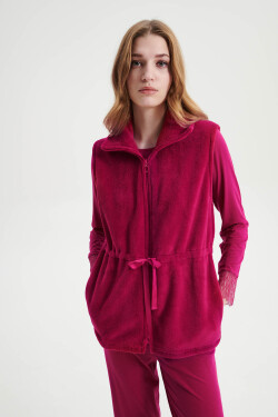 Vamp - Dámská vesta na zip 19213 - Vamp fuchsia berry S