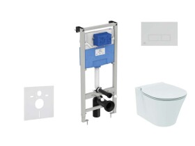 IDEAL STANDARD - ProSys Set předstěnové instalace, klozetu a sedátka Connect Air, tlačítka Oleas M2, Aquablade, SoftClose, chrom ProSys120M SP21