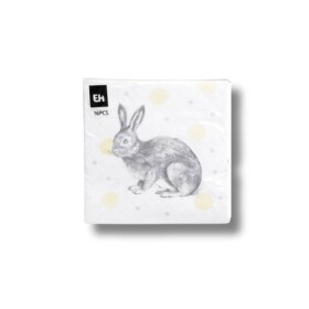 Dortisimo Ubrousky se zajíčkem a žlutými puntíky (16 ks)