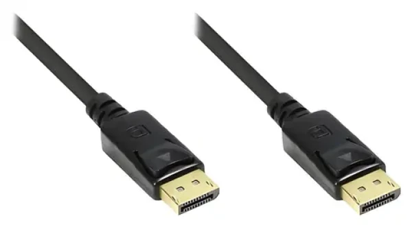 Good Connections DP1.2 černá / Propojovací kabel / DisplayPort-DisplayPort / 10 m / 2560x1600 60Hz (4810-100G)