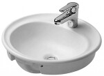 DURAVIT - Manua Umyvadlo s přepadem, průměr 48 cm, bílá 5220480000