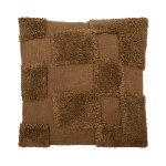 House Doctor Bavlněný povlak na polštář Potus Brown 50 x 50 cm, hnědá barva, textil