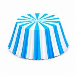 Cake star papírové košíčky na muffiny a cupcakes barevné 50x30 mm 100ks-vzor 16