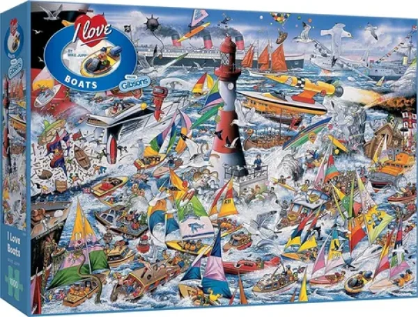 GIBSONS Puzzle Miluji lodě