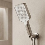 REA - Sprchová hlavice JS-031 BRUSH NICKLE REA-08039