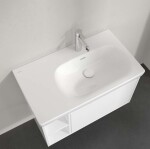 VILLEROY & BOCH - Skyla Umyvadlo, 80x46 cm, s přepadem, otvor pro baterii, alpská bílá 5A52R101