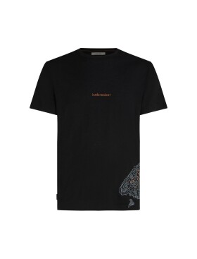 ICEBREAKER Mens 150 Tech Lite SS Tee 30th Anniversary, Black velikost: XL