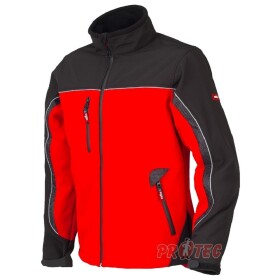 ISSA - Industrial Starter Bunda RED SHELL softshell 04516 ISS vel. L DOPRODEJ